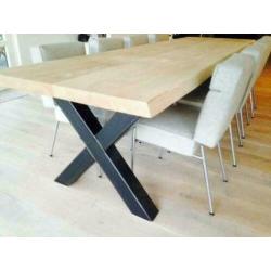 Prachtige Eiken Boomstam tafels Tafelbladen SHOWROOM OPEN