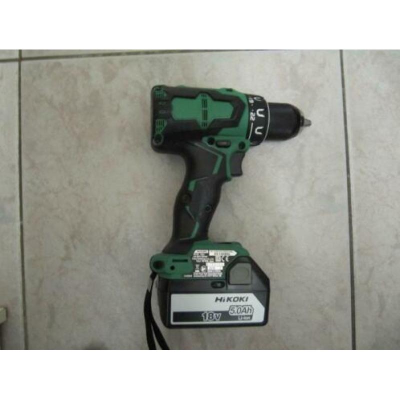 nieuwe boor/schroef machine merk hikoki ds18dbsl