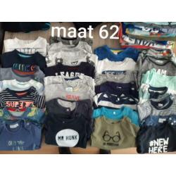Pakket babykleding maat 62 jongens