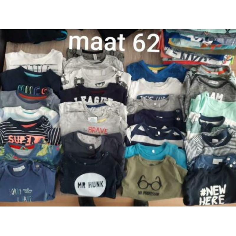 Pakket babykleding maat 62 jongens