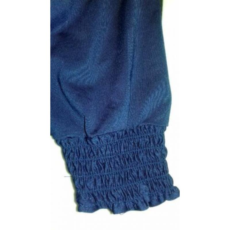 Jumpsuit blauw maat 152/158.