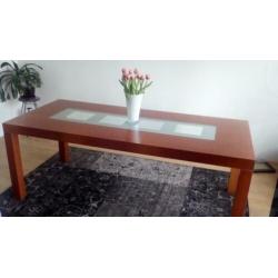 Te koop: Teakhouten eettafel 200 X 90 cm