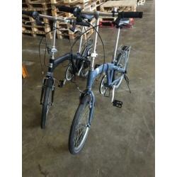 2 vouwfietsen met versnelling