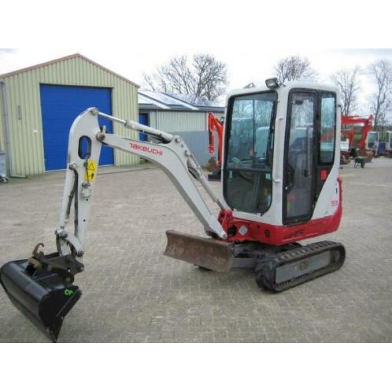 Takeuchi TB216 Minigraafmachine Bouwjaar 2014