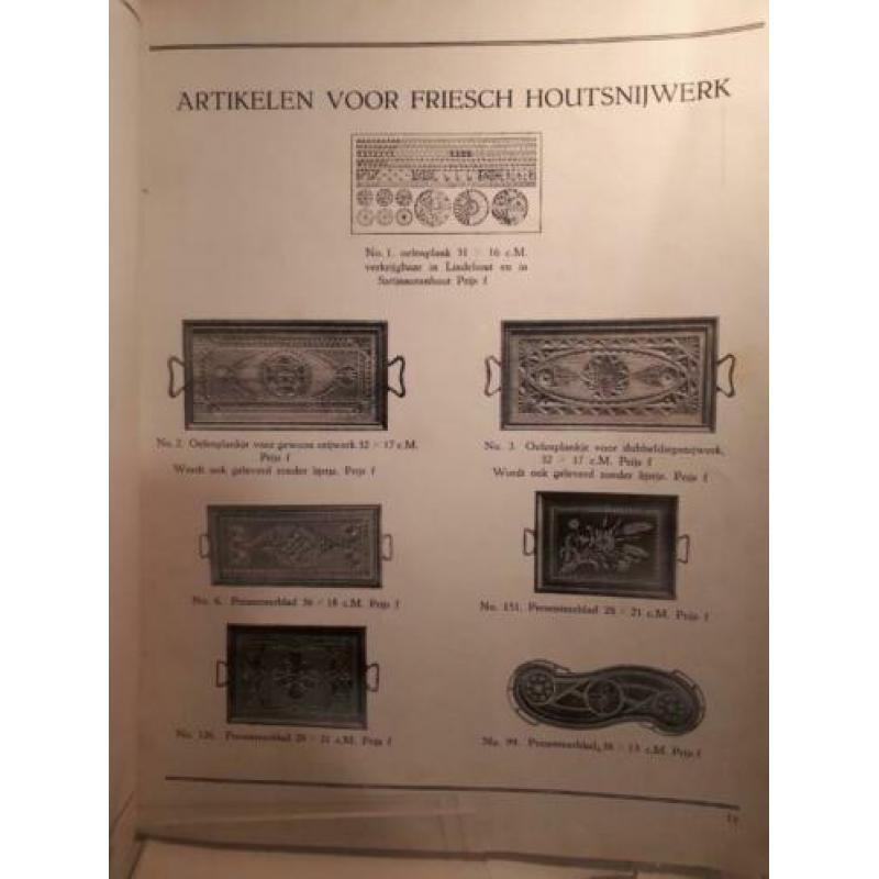 Catalogus | Met handleiding voor Friesch houtsnijwerk | AQ