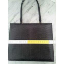 Vintage handtas van hagedisleer te koop