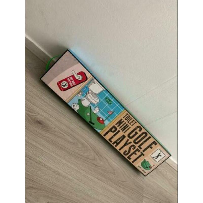 Nieuw toilet mini golf playset