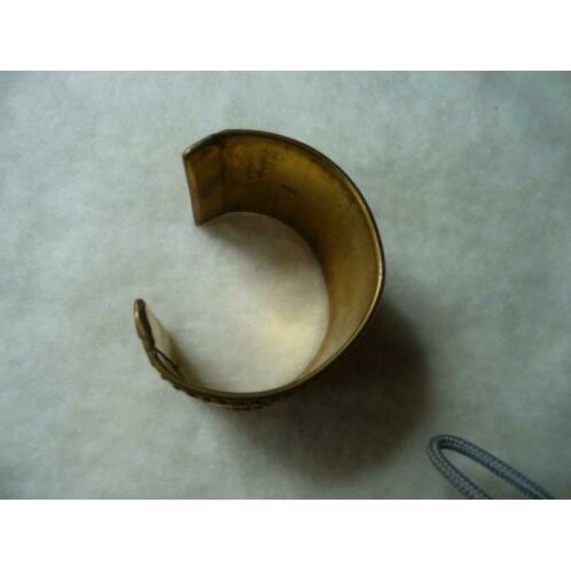 Vintage bronzen klemarmband