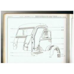 Camionnettes Renault,werkplaatsboek catalogus 1958