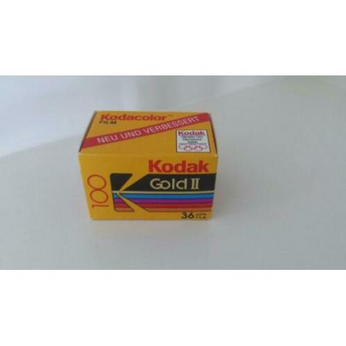 Vintage Kodak Gold ll fotorolletje in doosje Nieuw