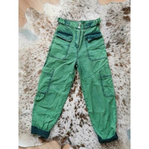 Stoer acid broek 38 hoge taille