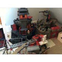 Playmobiel kastelen en piratenschip