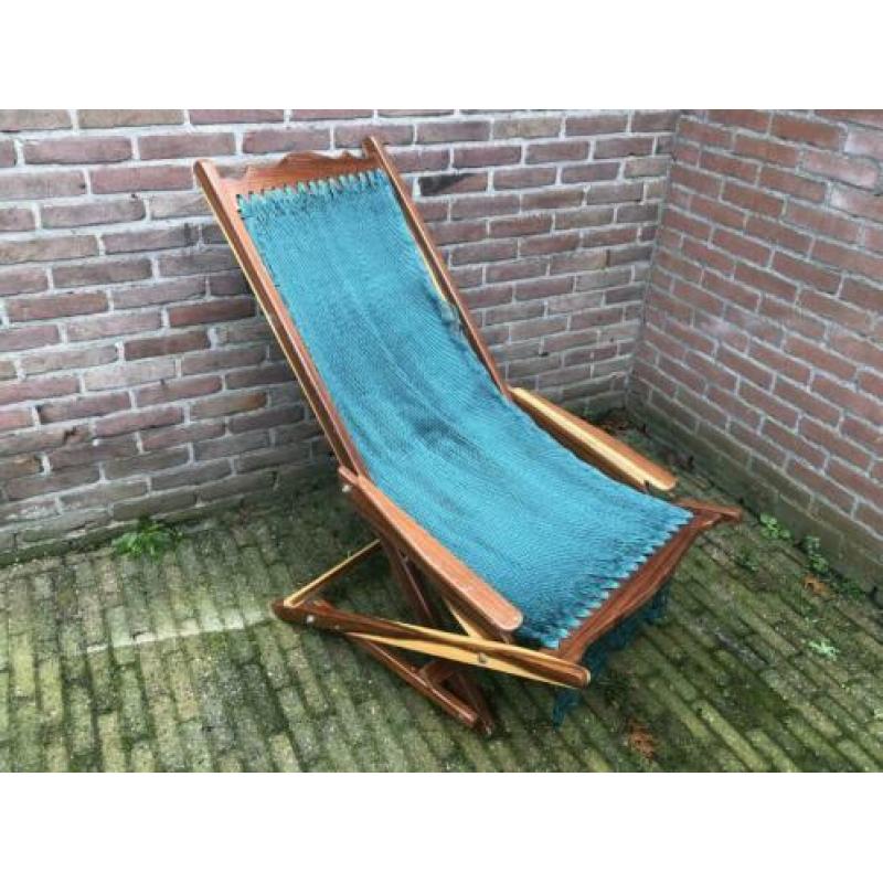 Vintage retro strandstoel