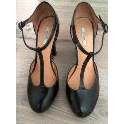 Z.g.a.n. GEOX gladleren Pumps, bruin, maat 37,5