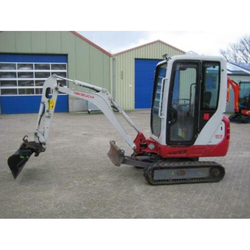 Takeuchi TB216 Minigraafmachine Bouwjaar 2014