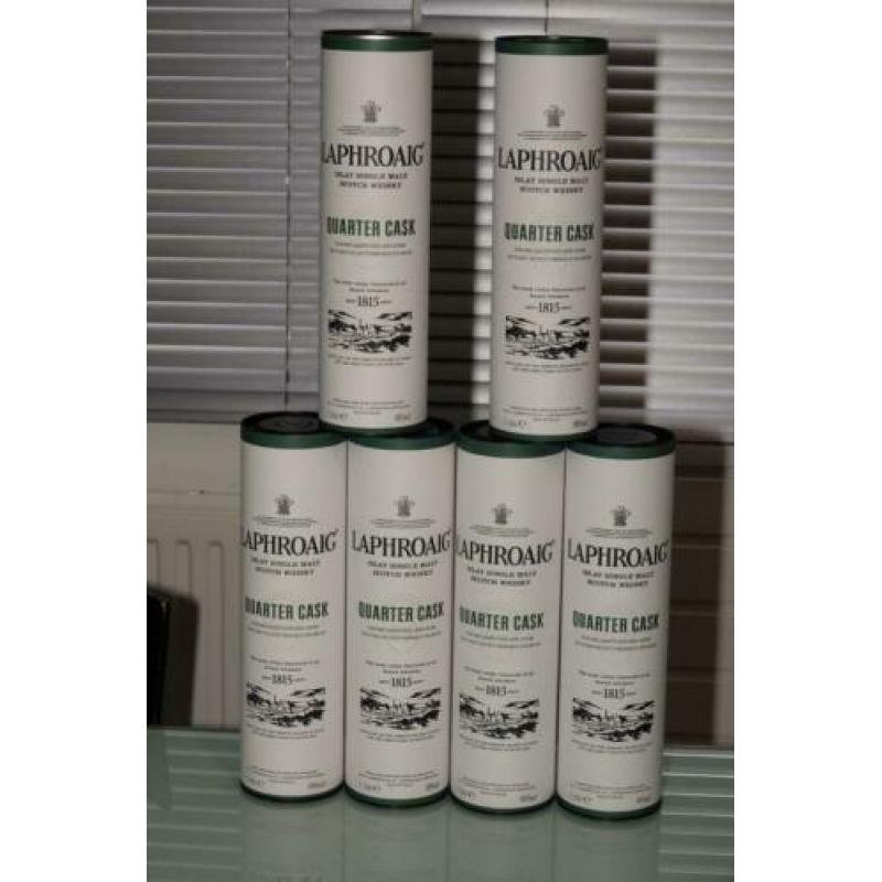 Leuke verzameling Whisky en Rum dozen (voor postpakketjes?)