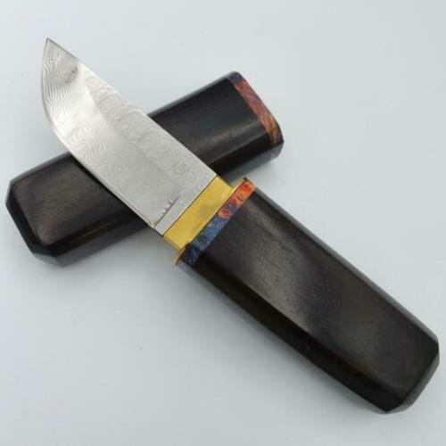 San Mai Damast Samurai Handgemaakt Custom mes / zakmes