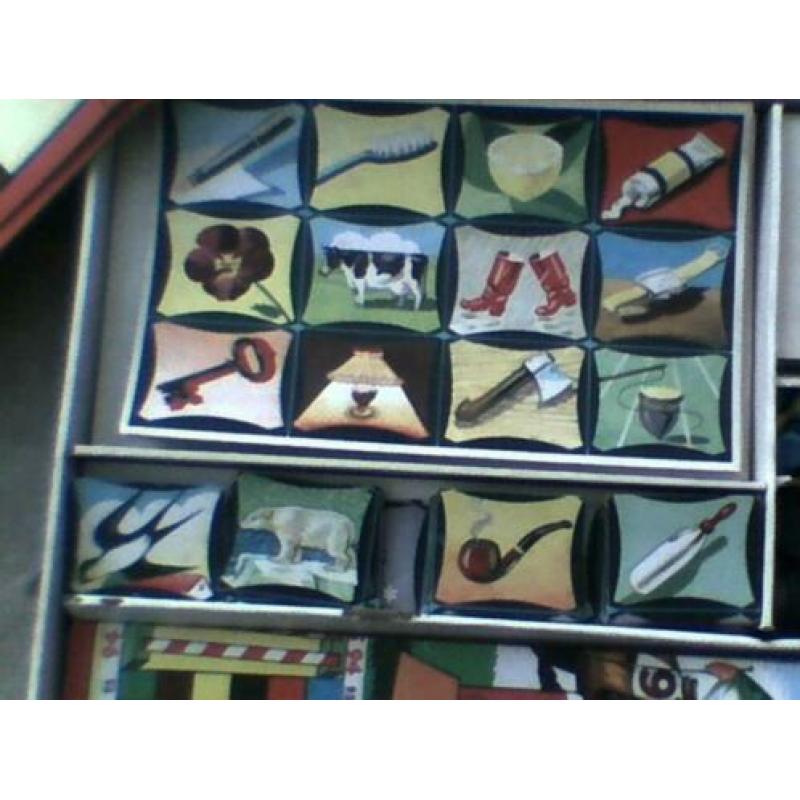 vintage spellendoos Mulder. 10 spellen