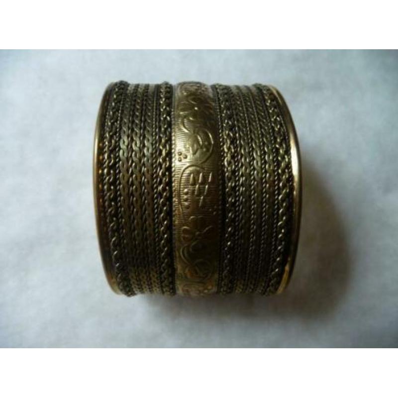 Vintage bronzen klemarmband