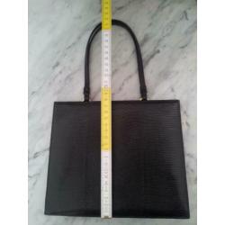 Vintage handtas van hagedisleer te koop