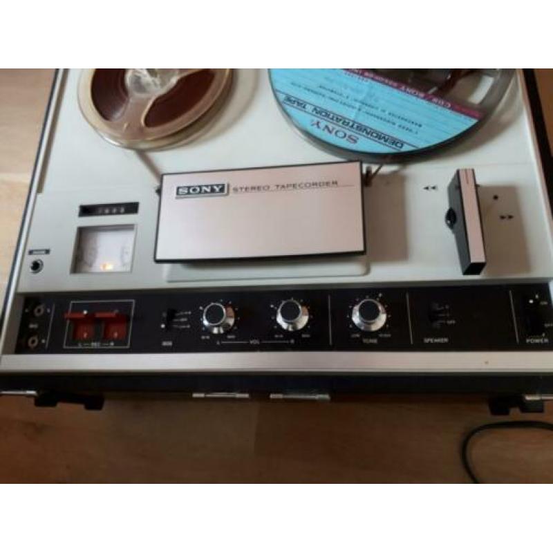 Sony stereo bandrecorder Type Tc-252 incl. 2 boksen