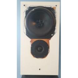 Chario luidsprekers model Syntar 200 op een zuil