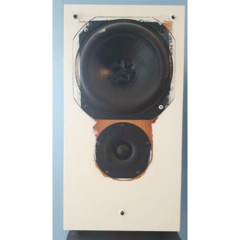 Chario luidsprekers model Syntar 200 op een zuil