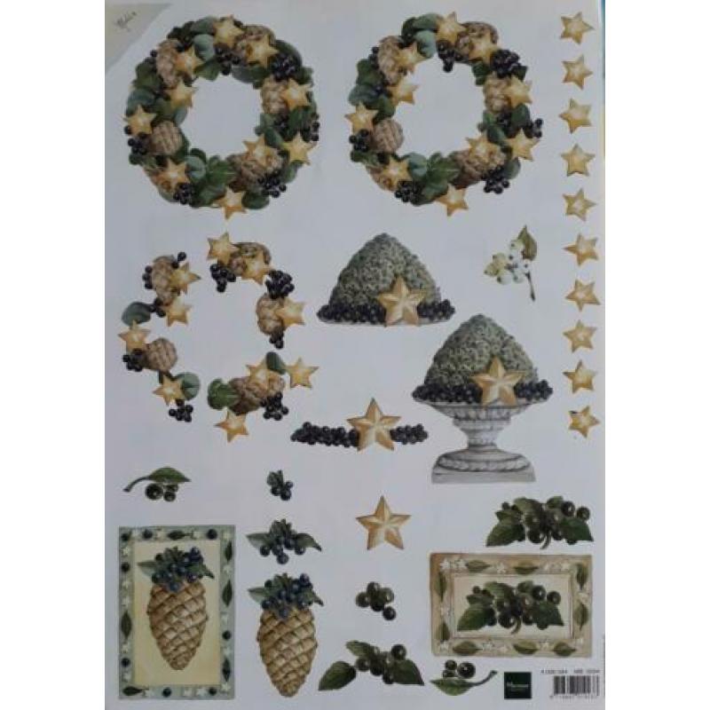k. opruiming: 33 knipvellen van 'marianne design' (pakket 3)