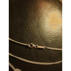 Mooie zilveren Zinzi ketting. Lengte 90 cm!!