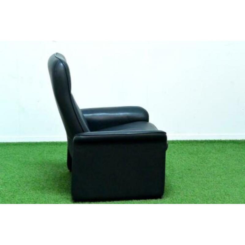 ZGAN donkerblauwe naklederen De Sede DS 50 relaxfauteuil
