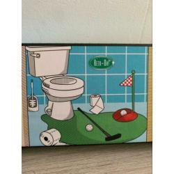 Nieuw toilet mini golf playset
