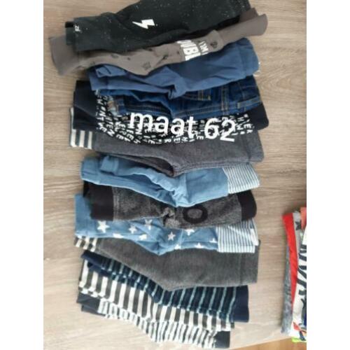 Pakket babykleding maat 62 jongens