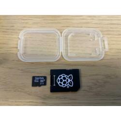 Raspberry Pi 4b 4GB met case en coolfan + orig. Pi voeding