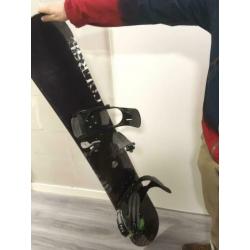 Snowboard 165 me bindingen