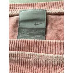 Nike sweater vintage look ~licht roze ~maat M