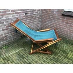Vintage retro strandstoel