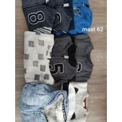 Pakket babykleding maat 62 jongens
