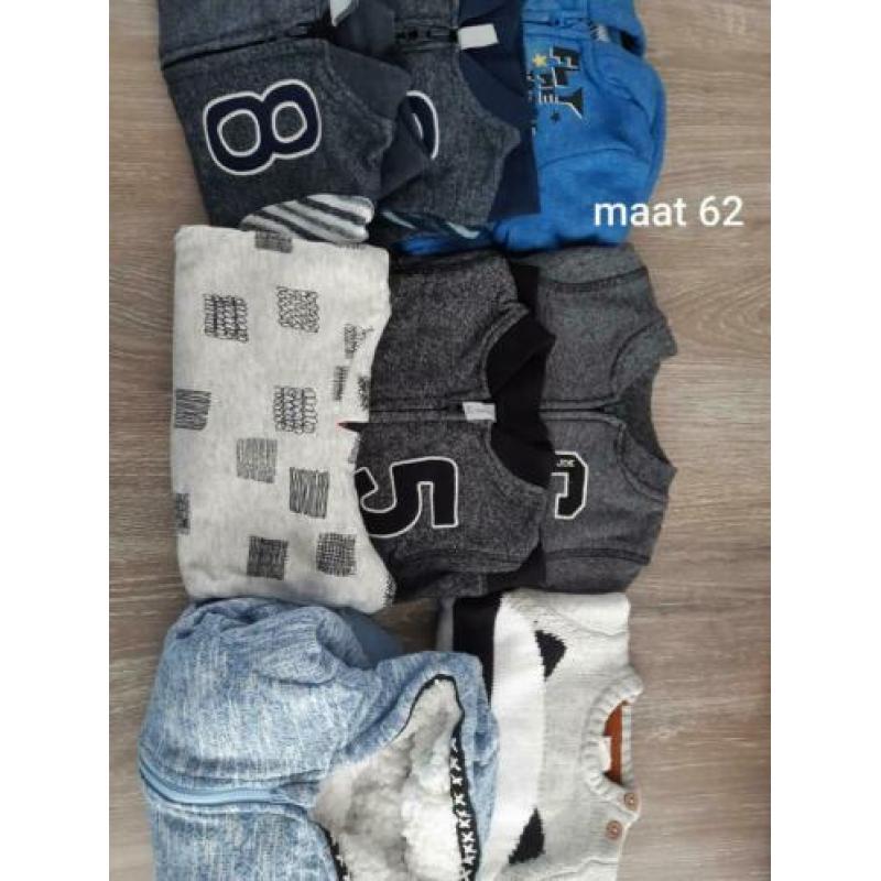 Pakket babykleding maat 62 jongens