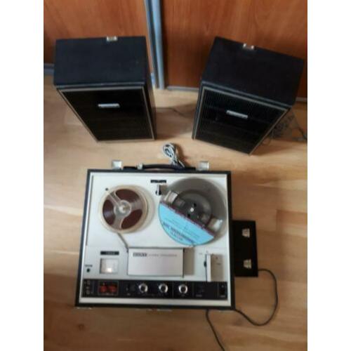 Sony stereo bandrecorder Type Tc-252 incl. 2 boksen