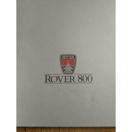 Rover 800 folder uit 1986
