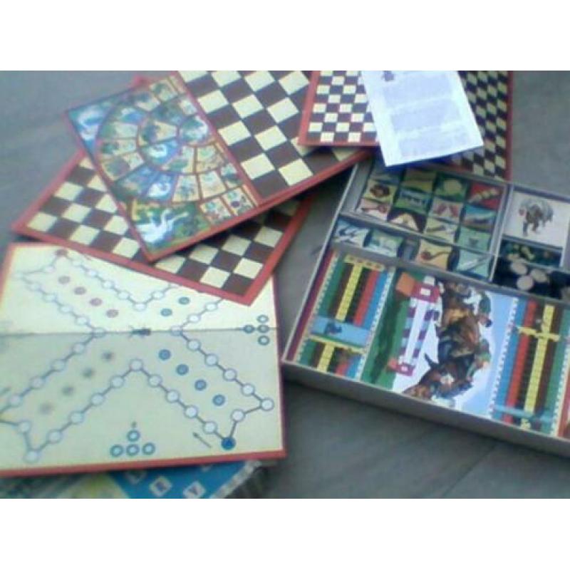 vintage spellendoos Mulder. 10 spellen