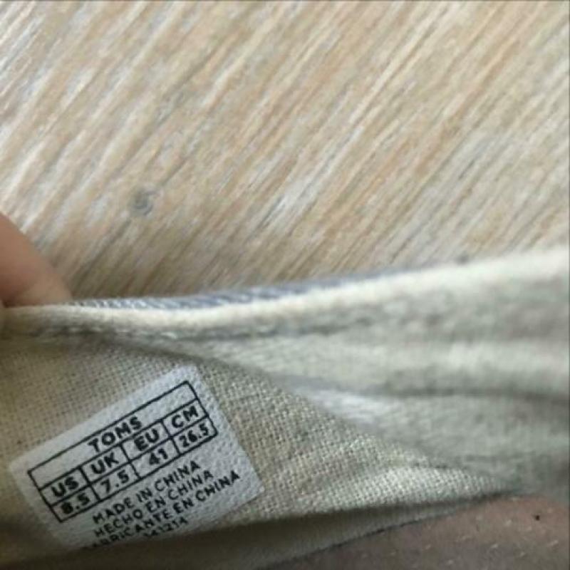TOMS schoenen blauw met veter - maat 41