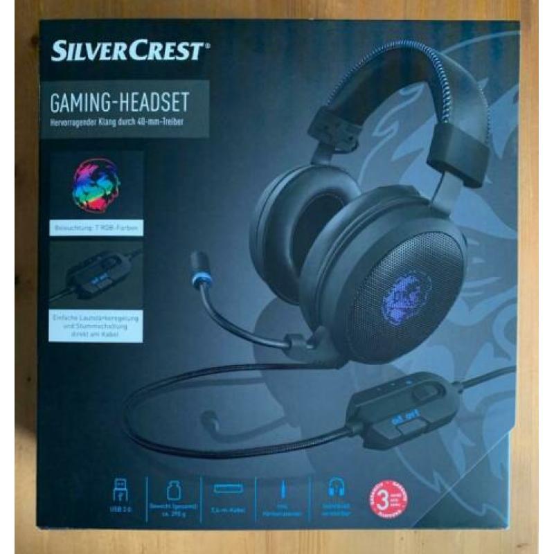 Headset, Gaming, Hoofdtelefoon, nieuw in doos