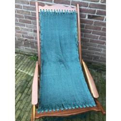 Vintage retro strandstoel