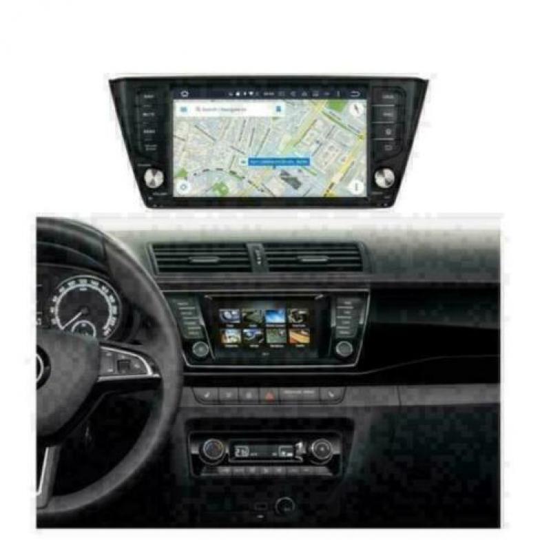 Skoda Fabia radio navigatie android 9.0 wifi dab+ carkit 32g