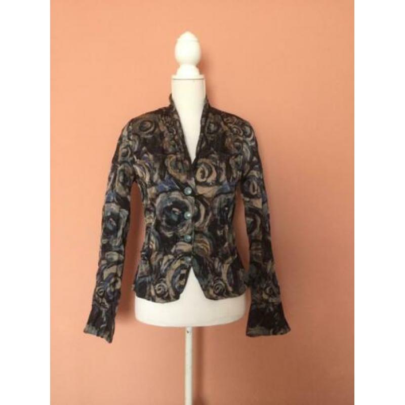 La Ligna bloemenprint jasje maat 36 #Zara #Summum /blauw
