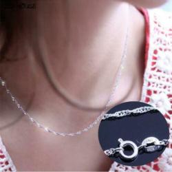 Nieuw! 925 echt zilveren slangencollier 45/58/72 cm (1mm)