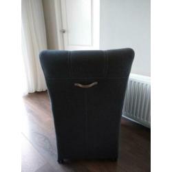 6 Eetkamerstoelen met wieltjes, stoelen met armleuning