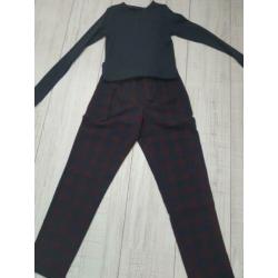 Meisjes Broek met Shirt maat 146
