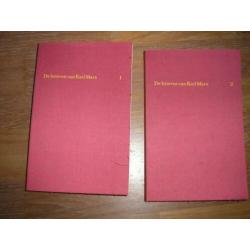 2 dl Brieven Karl Marx (in cassette). Softcover, Linnen kaft